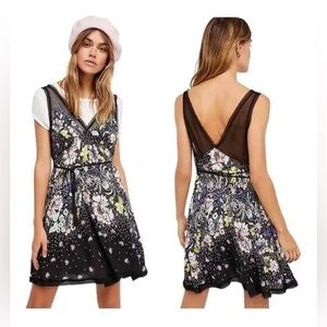 FREE PEOPLE Longwood Printed Slip Size Small